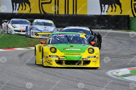 Porsche 997 Gt3 In Monza Race Track Editorial Photo Image Of Driver