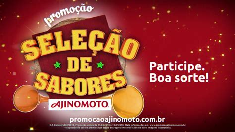 Promoção Seleção De Sabores Ajinomoto® Youtube