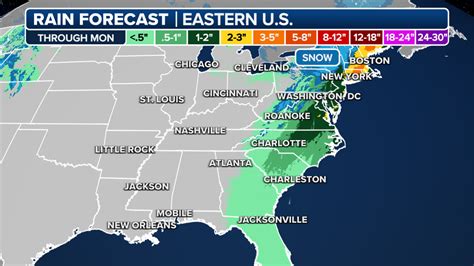 Massive Weekend Storm To Pummel Eastern Us With Rain Wind Snow