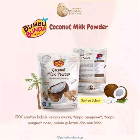 Promo Bumbu Bunda Elia Coconut Milk Powder Santai Mpasi Diskon Di