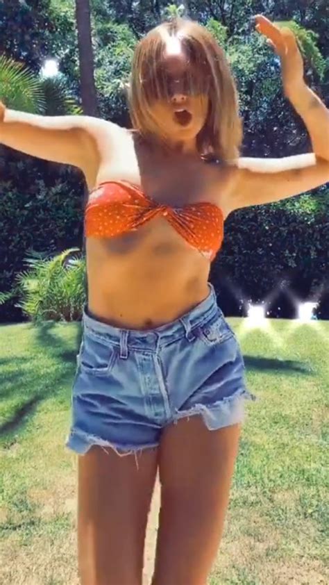 Ashley Tisdale Sexy Bikini Dance On Self Isolation Pics GIFs The Fappening