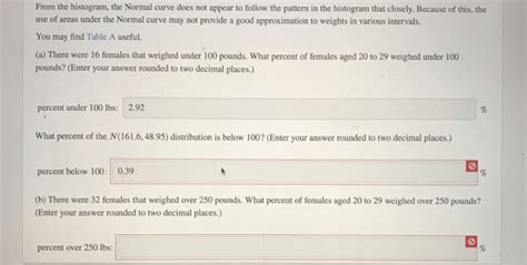 Solved Many Body Measurements Of People Of The Same Sex And Chegg