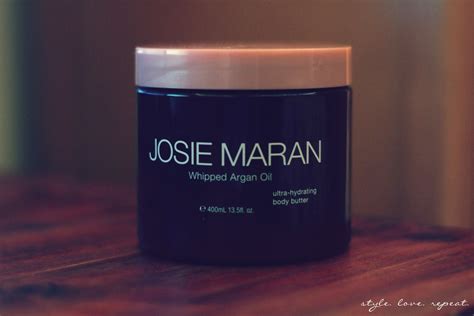 Style Love Repeat Josie Maran Whipped Argan Oil