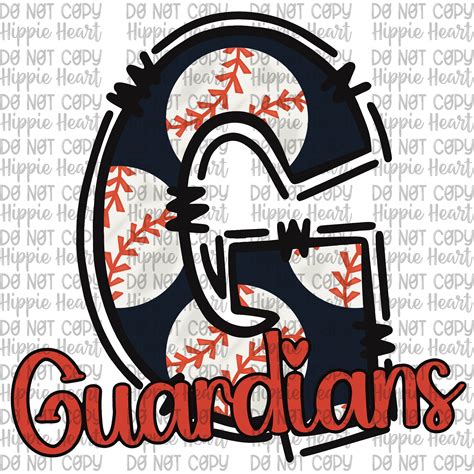 Guardians Png Guardians Baseball Png Guardians Baseball - Etsy