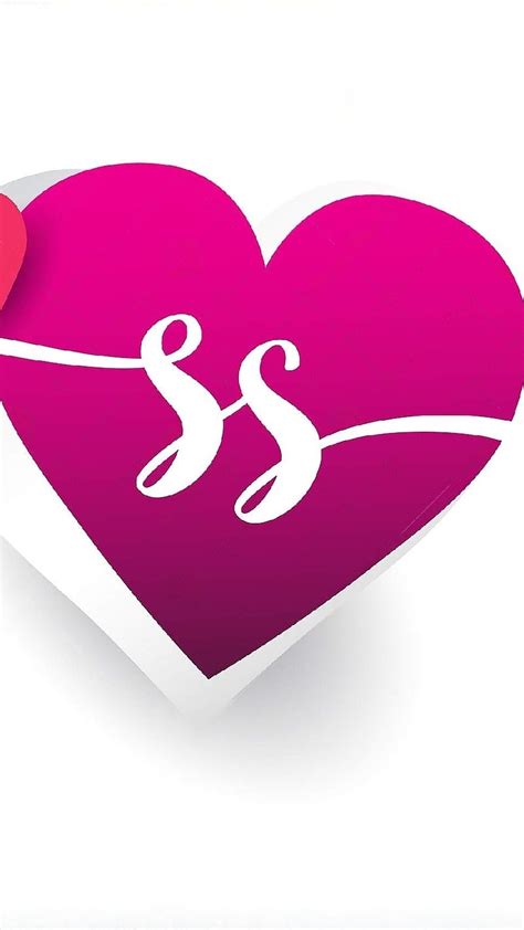 Double S Naam Ke Pink Heart Alphabet Hd Phone Wallpaper Peakpx