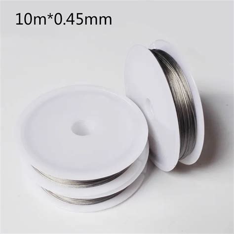 10m Strands Stainless Steel Wire Fishing Line Wire Trace With Coating