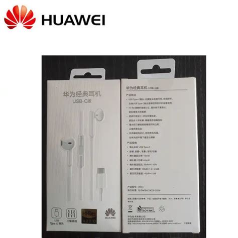 HUAWEI CM33 tipo C auricular con micrófono Control de volumen para Mate