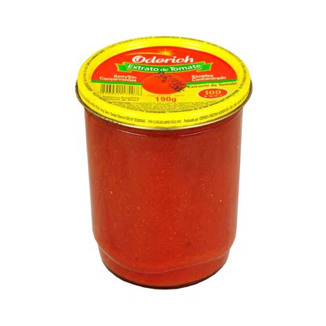 Extrato Tomate Vidro Oderich X Gr Distribuidora Timbiras