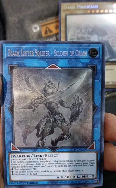 Black Luster Soldier Soldier Of Chaos And Dark Magician Ghost Rare