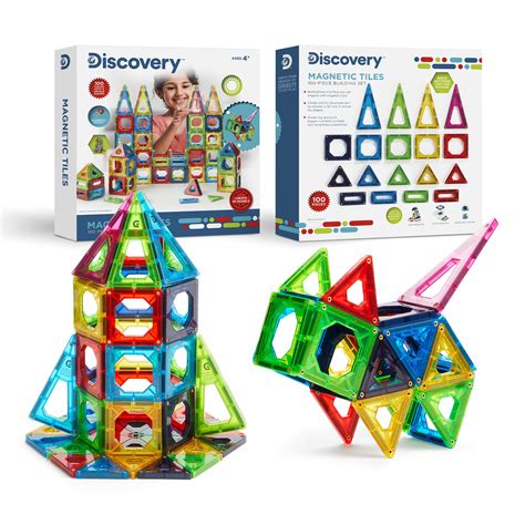 Amazon Discovery Piece D Magnetic Tile Set Amazon Exclusive