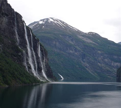 Waterfalls in Geiranger