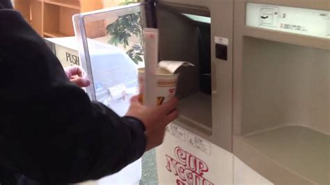 Cup Noodle Vending Machine Youtube