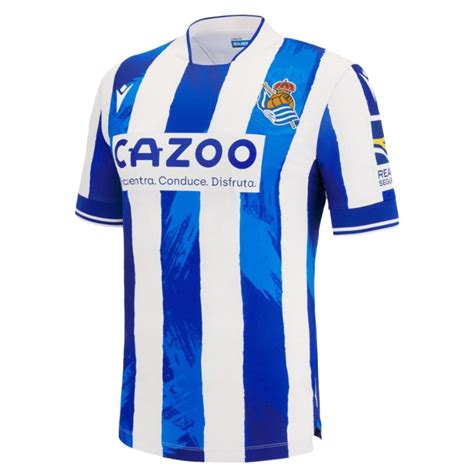 Real Sociedad Home Shirt 2022 23 Official Macron Jersey