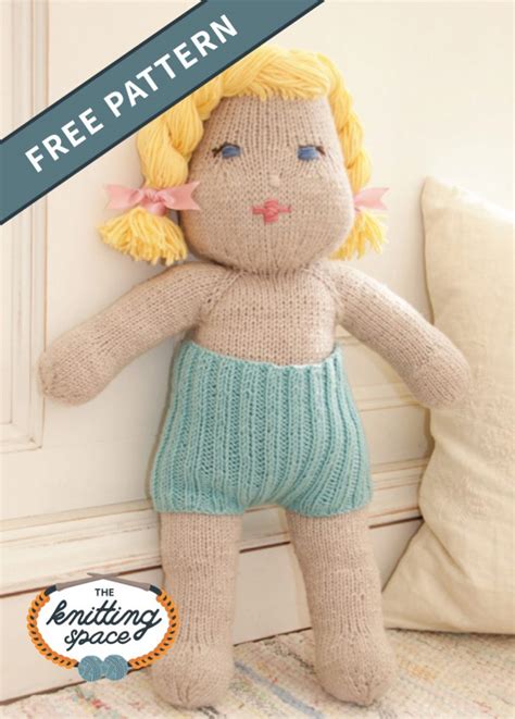 Charming Cora Knitted Toy Doll [free Knitting Pattern]