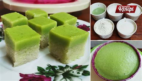 Resepi Kuih Seri Muka Hanya Guna Sukatan Cawan Dan Jenis Bahan Mudah