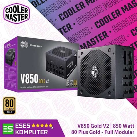 Jual Psu Cooler Master V850 Gold V2 850w 80 Plus Gold Atx Full