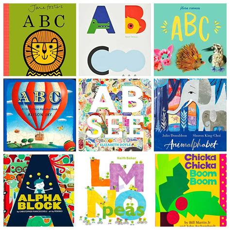 The Covers Of 9 Alphabet Books For Toddlers Toddler Books Alphabet