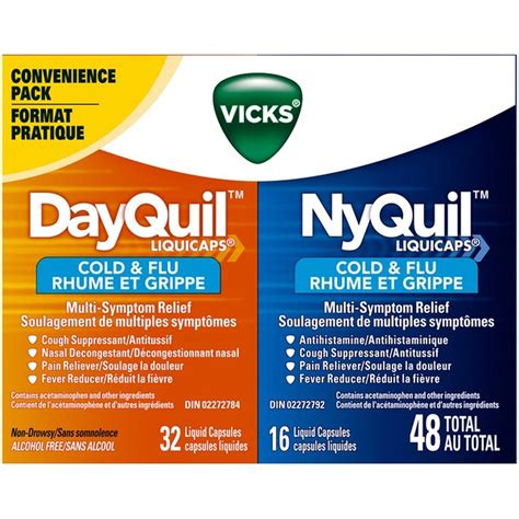 Vicks Dayquil Nyquil Multi Symptom Relief Liquicaps Cold And Flu 48 Ct Delivery Or Pickup Near