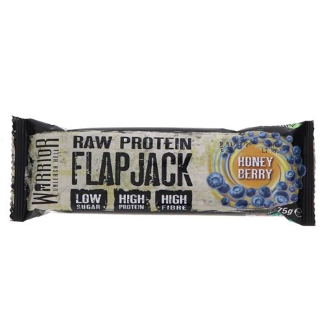 Warrior Feast Flap Jack Honey Berry Protein Bar 75g Online At Best