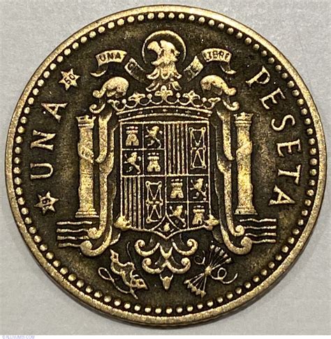 1 Peseta 1947 (50), Francisco Franco (1939-1955) - Spain - Coin - 48399