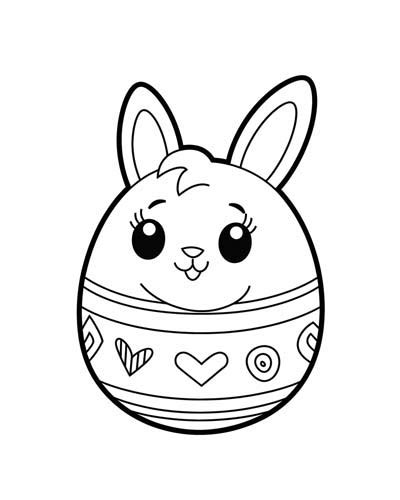 easter eggs coloring pages