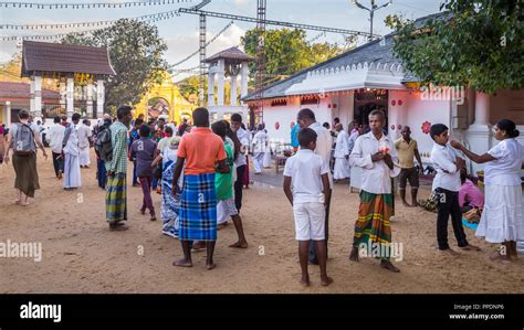 Bandarawela Sri Lanka August 02 2017 - HIndu pelgrims during a celebration in Ruhunu Maha ...