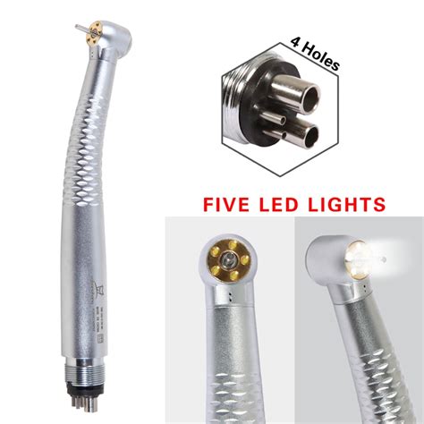 Dental High Speed 5 LED E Generator Fiber Optic Air Turbine Cartridge