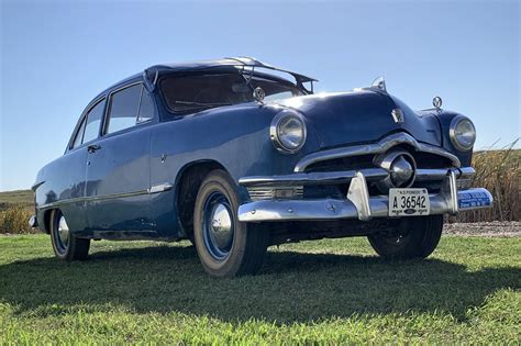 Reserve Removed 1950 Ford Custom Tudor 3 Speed Available For Auction