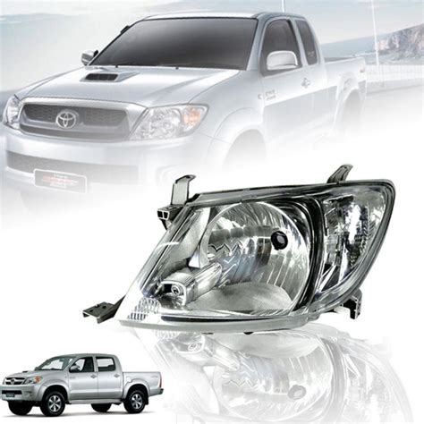 Toyota Hilux Vigo SR5 2009 2011 Clear Lens Head Light Front Lamp 4x4