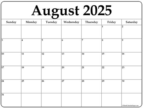 Date Calendar 2025 August Pdf Austin Cosetta