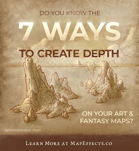 Ways To Add Depth To Your Fantasy Map Map Effects Fantasy Map