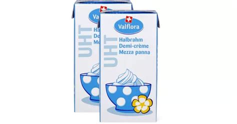 Valflora Halbrahm Uht Im Duo Pack Rabatt Migros Ab