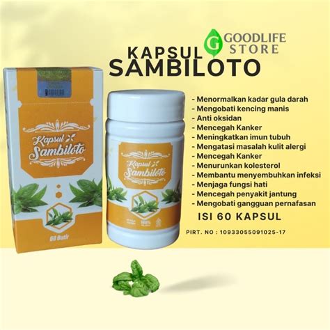 Jual Kapsul Sambiloto Isi Herbal Ekstrak Daun Sambiloto Shopee