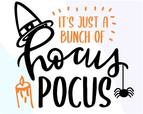 It S Just A Bunch Of Hocus Pocus Svg Halloween Svg Etsy