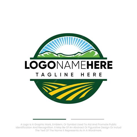 Premium Vector | Farming vector logo design