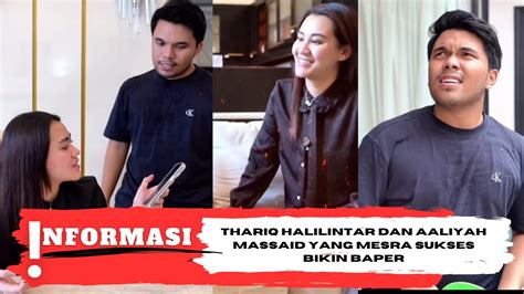 Si Paling Bucin Thariq Halilintar Dan Aaliyah Massaid Yang Mesra