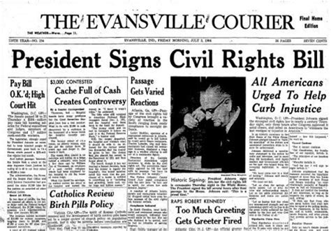 Civil Rights Act Of 1964 African American Civil Rights Movement