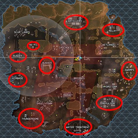 Apex Legends High Tier Loot Locations Map Gamerevolution