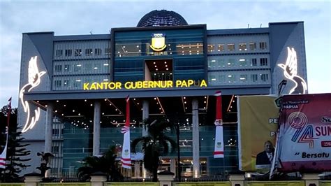 Wajah Baru Kantor Gubernur Papua Motovlog Jayapura 2023 YouTube