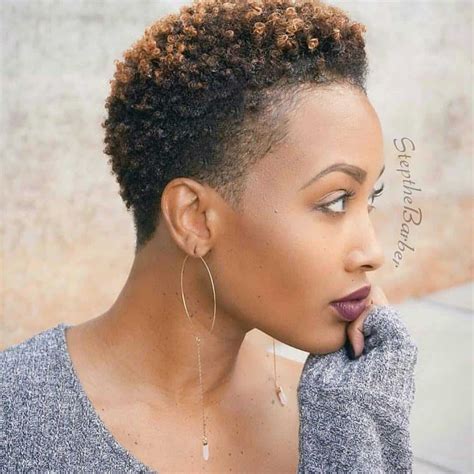 The Short Two Tone Curls Short Black Natural Hairstyles Short Hairstyles 2015 Tapered Natural