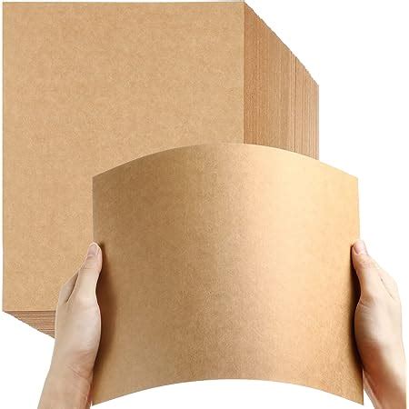 Amazon Brown Kraft Cardstock Thick Paper 100 Sheets Ohuhu 8 5 X