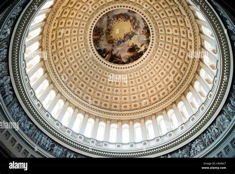 The interior view of the US Capitol dome Washington DC Stock Photo - Alamy