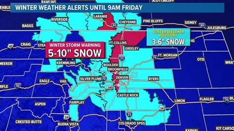 Colorado winter weather advisories