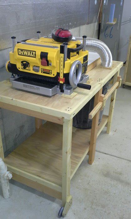 Mobile Planer Stand For Dewalt Dw735 By Jerry Spencer ~ Woodworking Community