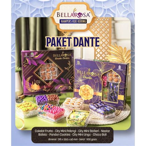 Jual Hampers Lebaran Kue Coklat Snack Bellarosa Dante Series Parcel