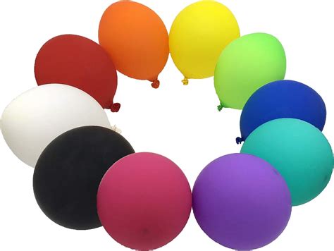 Hiller Rainbow Party Balloons 12 Inches 100 Pcs 10