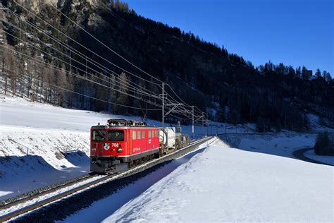 Ge 6 6 II 706 RhB La Punt Am nächsten Morgen konnte Flickr