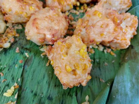 Bakwan Jagung. it is Traditional Fritters from Indonesia Stock Image - Image of crunchy, produce ...