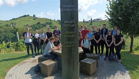 Ausflug Der Bj Zum Steirisch Slowenischen Grenztisch Hak Has Leibnitz