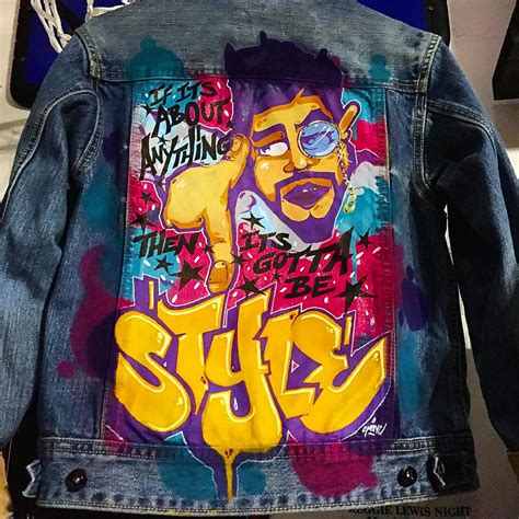 Le Retour Des Vestes En Jean Customisées 30 Photos De Vestes Graffiti